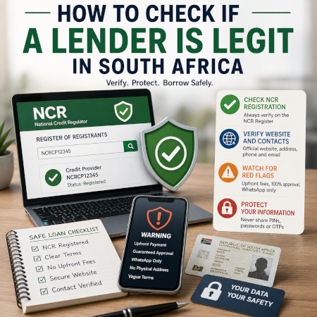 Legitimate Lenders in South Africa: How to Verify a Loan Company